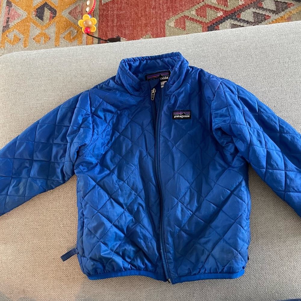 2T blue Patagonia jacket